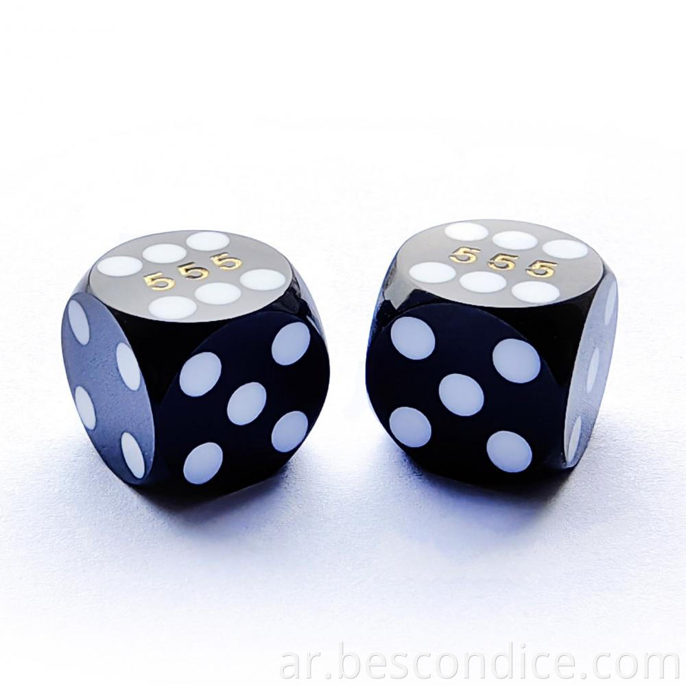 Precision Backgammon Dice 16mm 1